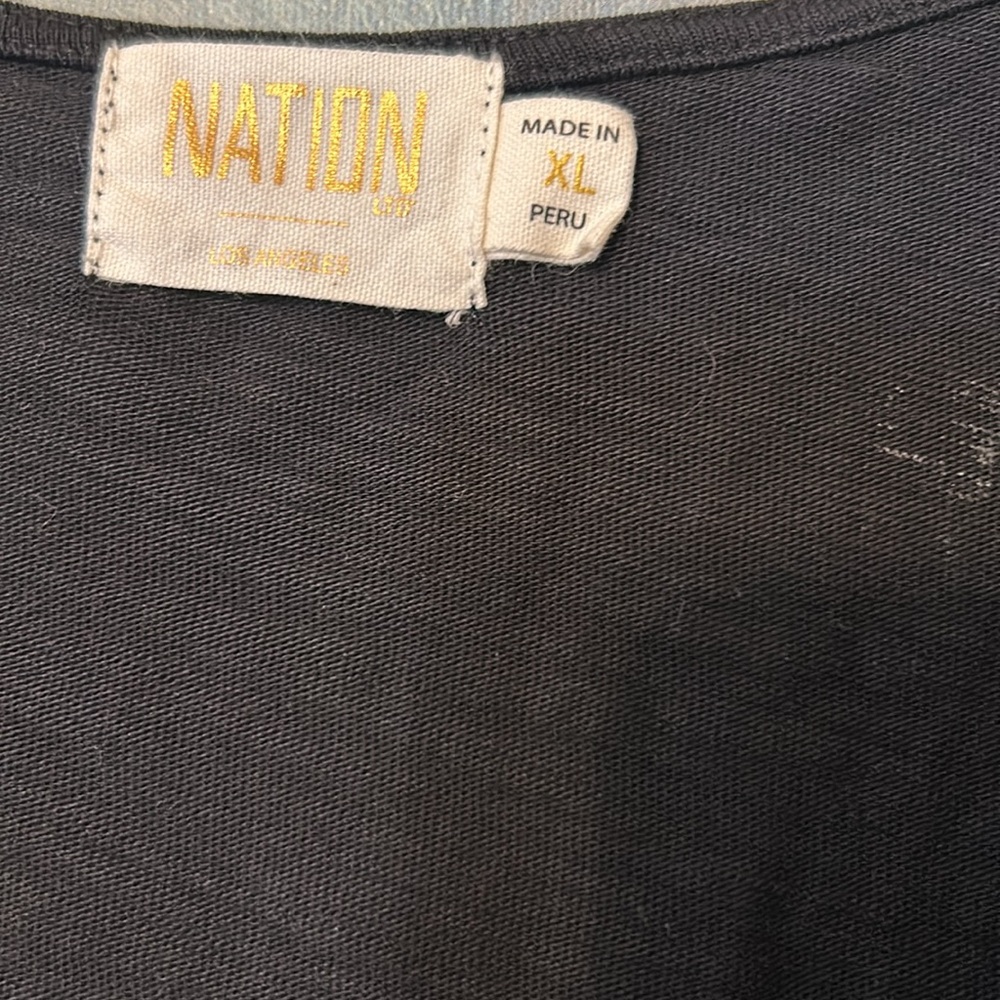 Nation LTD Black Short Sleeve Top - Picture 6 of 10